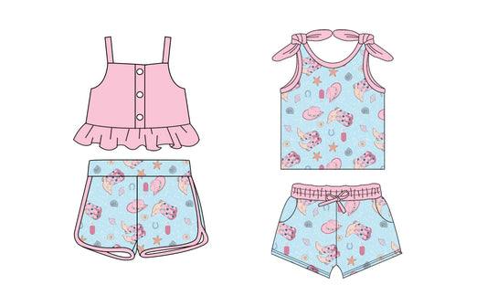 Baby Girl Western Boots Sibling Set ( Moq 5 Each Style ) 1.23