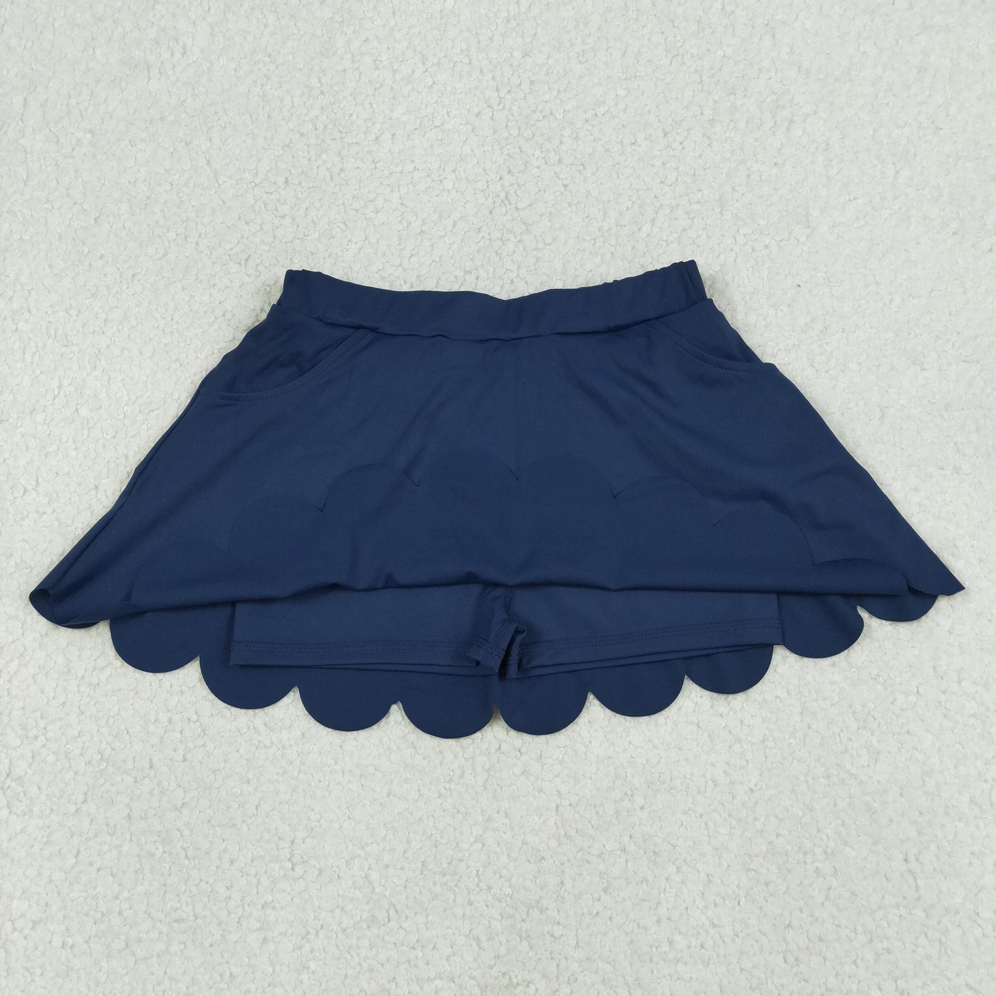 Baby Girls Kids Navy Pockets Skirt Shorts Bottoms Yoga Active Clothes RTS