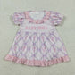 Girls Infant Short Sleeves Baby Doll Floral Bows Ruffle Romper RTS
