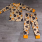 Baby Boys Kids Pumpkins turkey Ducks Deer Shirt Pants Set Pajamas Fall Clothes RTS