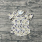Baby Boys Kids Short Sleeves Buttons Cardigan Camo Shirt RTS
