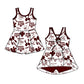 ( Moq 5 Each Style ) Baby Girls Toddler Bows Sibling Team Shorts Dresses Set Clothes