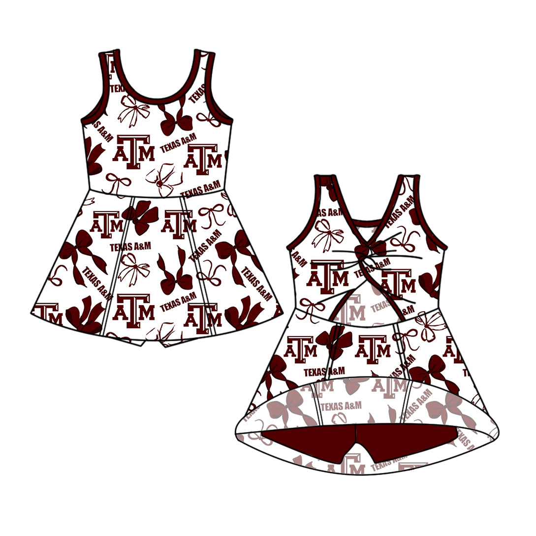 ( Moq 5 Each Style ) Baby Girls Toddler Bows Sibling Team Shorts Dresses Set Clothes