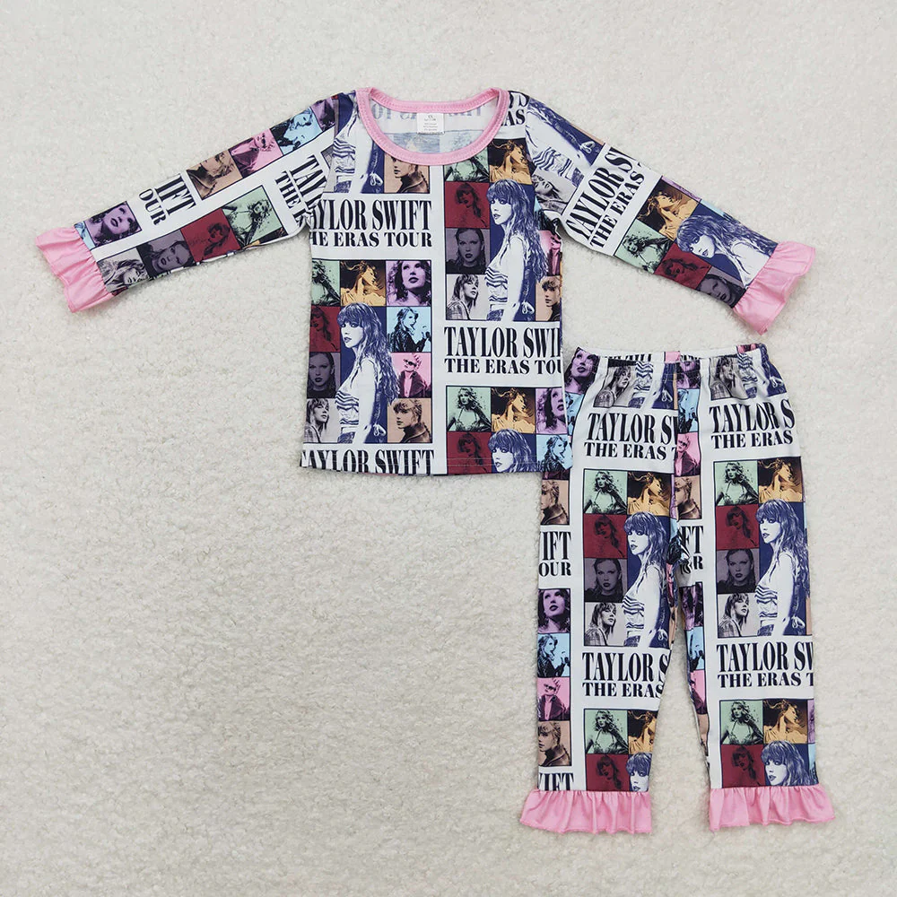 Baby Girl Long Sleeves Singer Sibling Pajamas Clothes Set