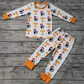Baby Girl Long Sleeves Dog Team Shirt Pants Pajamas Set Moq 5