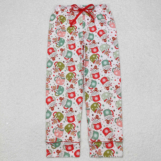 Adult Women Christmas Gingerbread Pants Pajamas