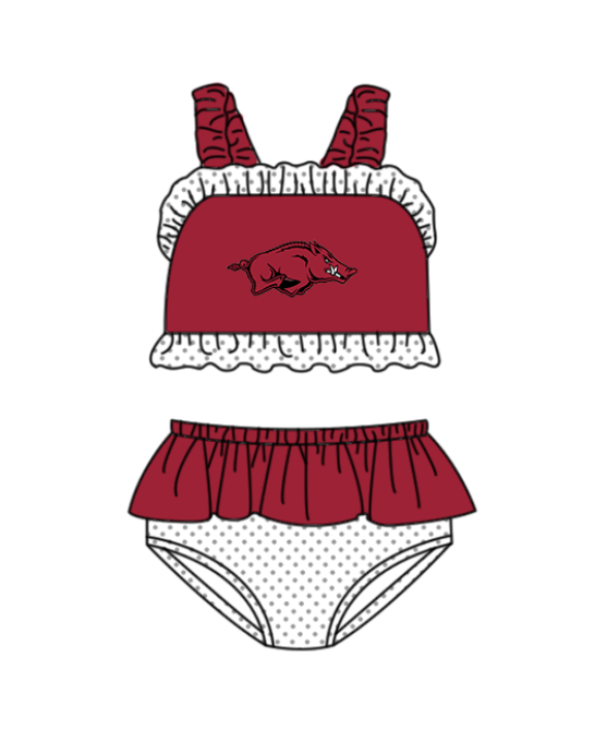 ( Moq 5 Each Style ) Baby Boys Girls Kids Team Sibling Pigs Jumpsuits Sets Swimsuits
