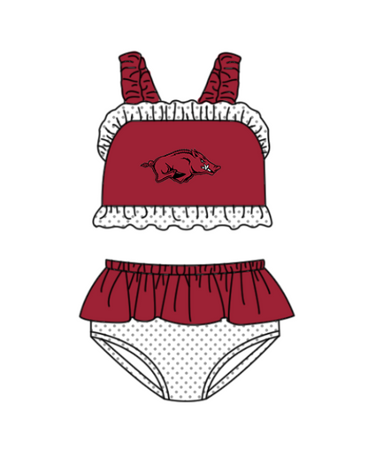 ( Moq 5 Each Style ) Baby Boys Girls Kids Team Sibling Pigs Jumpsuits Sets Swimsuits