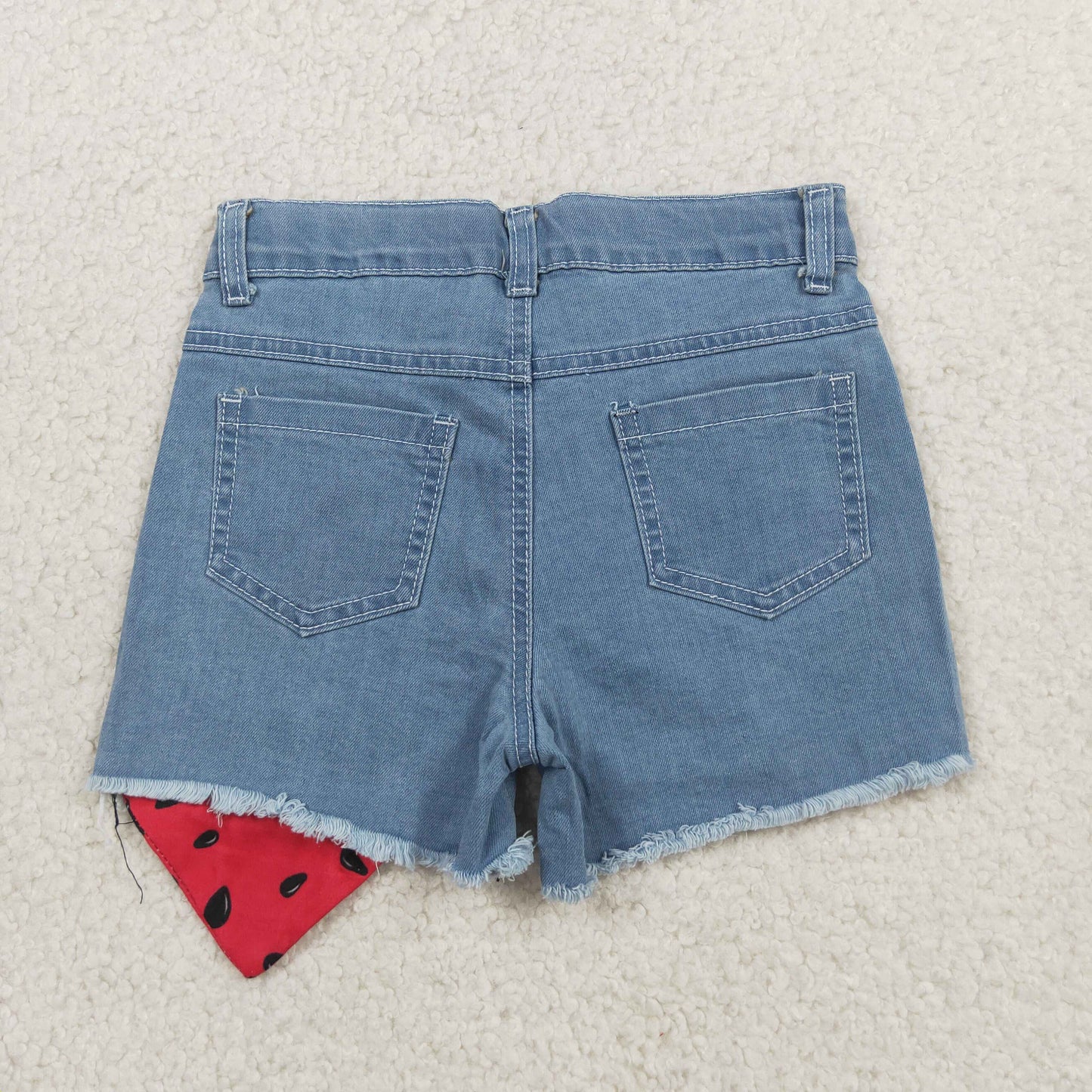 Baby Girls Kids Watermelon Denim Shorts RTS