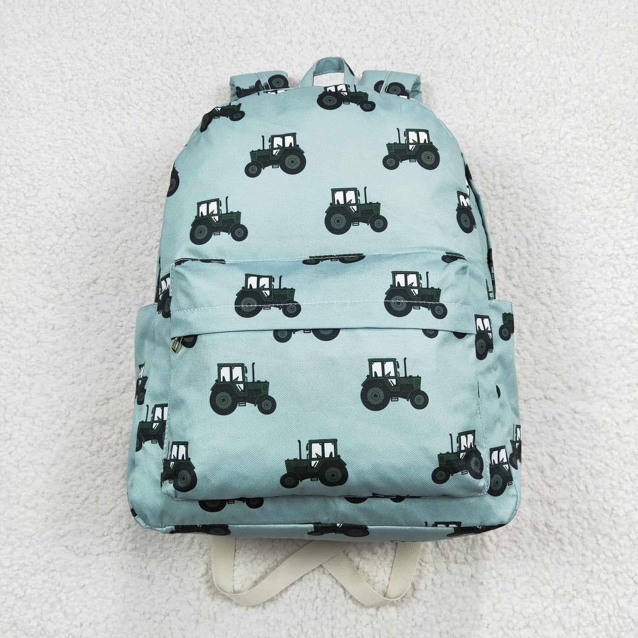 BA0121 Baby Kids Tractor Green Bag Backpack