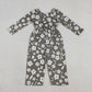 Baby Girls Kids Long Sleeves Flower Buttons Pockets Pants Jumpsuit RTS