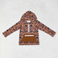 Baby Boy Brown Camo Hoodie Zipper Pullover Shirt