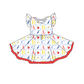 Baby Girl Short Sleeves Bows Sibling Twirl Dress ( Moq 5 Each Style ) 3.7