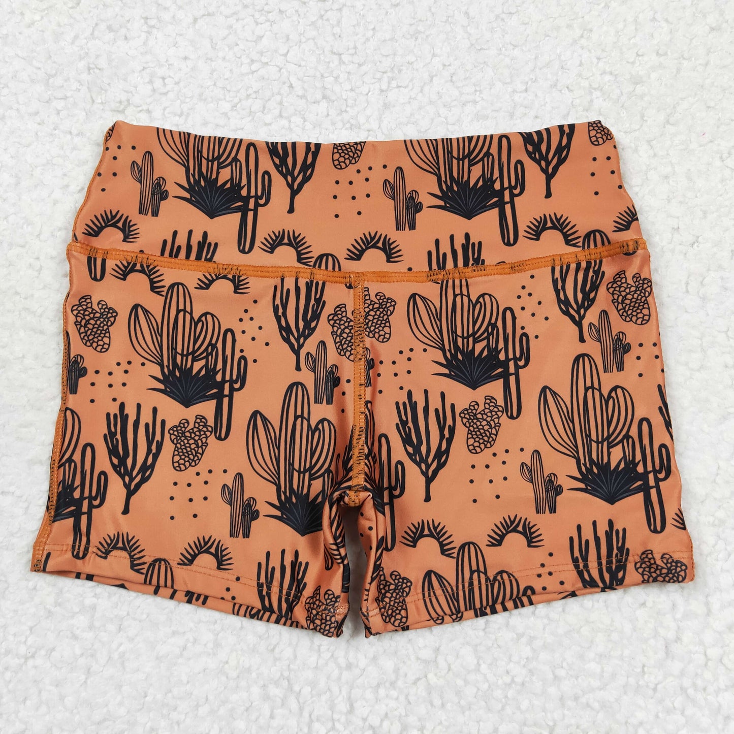 Baby Girl Western Cactus Sport Shorts