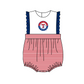 ( Moq 5 Each Style ) Baby Boys Girls Kids Team Sibling Red Stripes Rompers Sets