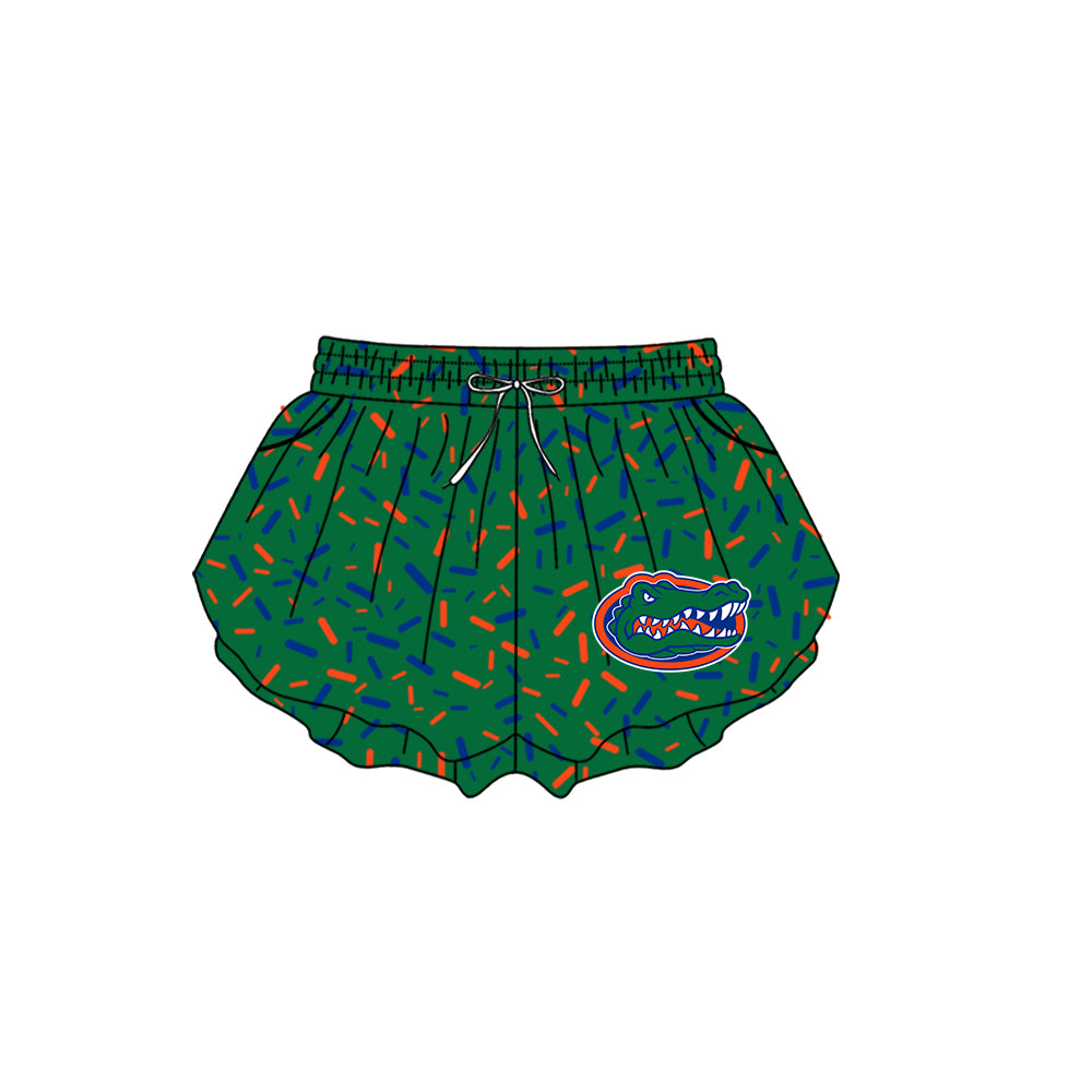 ( Moq 5 Each Style ) Baby Boys Girls Toddler Sibling Green Shorts Shirts Set Team Drip Sprinkles Clothes