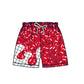 ( Moq 5 Each Style ) Baby Boys Girls Toddler Sibling Red Shorts Shirts Set Team Drip Sprinkles Clothes