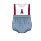 ( Moq 5 Each Style ) Baby Boys Girls Kids Team Sibling Blue Stripes Rompers Sets