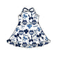 ( Moq 5 each style ) Baby Boy Girl Team Sibling Shirt Bows Cheer Dress Set 8.16