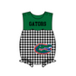 ( Moq 5 Each Style ) Baby Boys Girls Kids Plaid Team Sibling Green Rompers Dress Sets