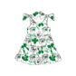 ( Moq 5 each style ) Baby Boy Girl Team Cheer Sibling Shirt Tigers Bows Dress Set 8.4