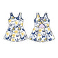 ( Moq 5 each style ) Baby Girl Team Bear Bows Sibling Dress Set 5.24