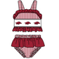 ( Moq 5 Each Style ) Baby Boys Girls Pigs Sibling Team Sets Swimsuits Football Clothes