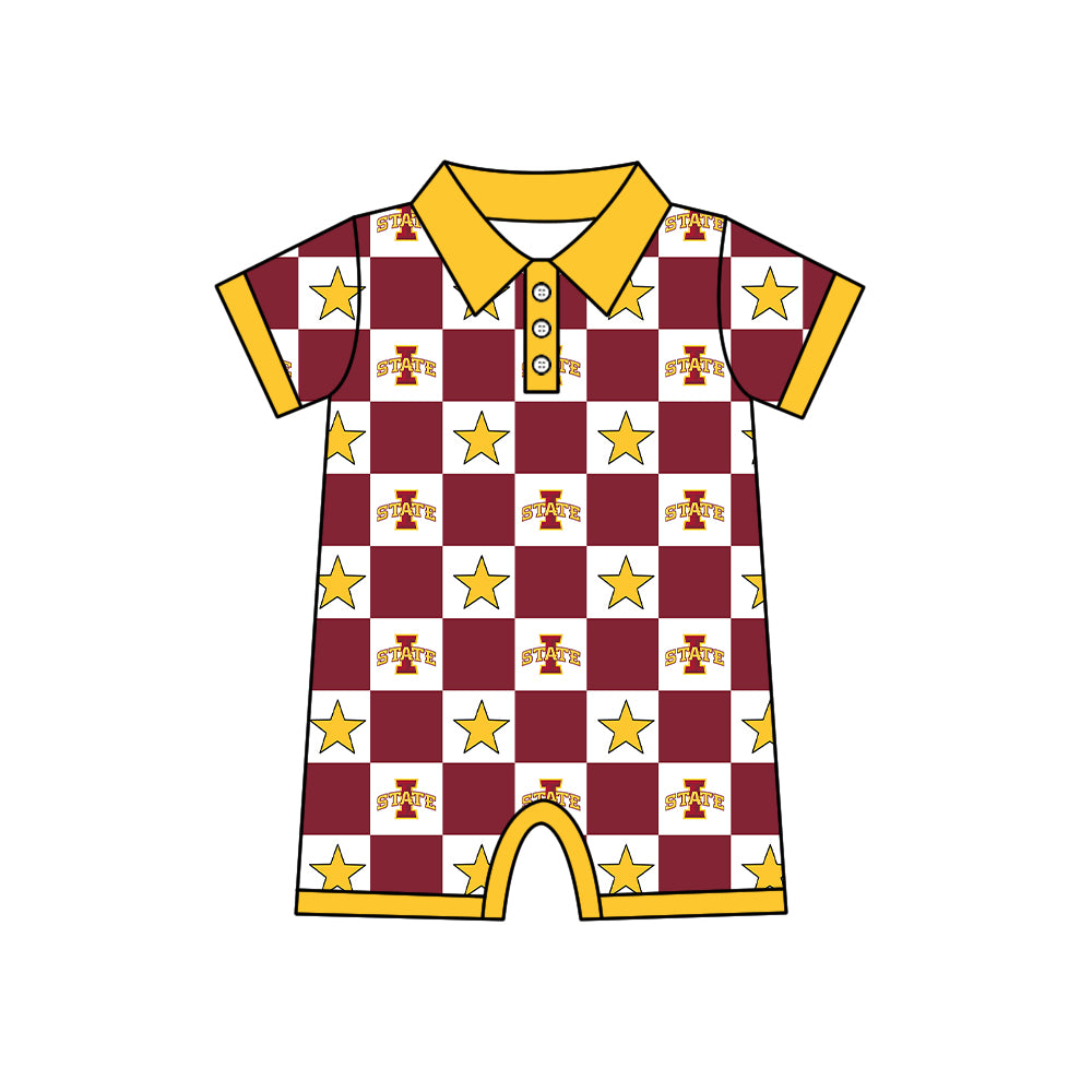 ( Moq 5 Each Style ) Baby Boys Girls Toddler Bows Red Plaid Team Sibling Shorts Dress Sets Clothes