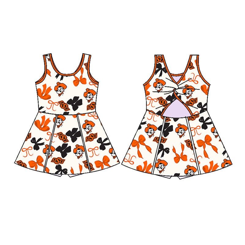( Moq 5 each style ) Baby Girl Team Bows Sibling Dress Set 5.23