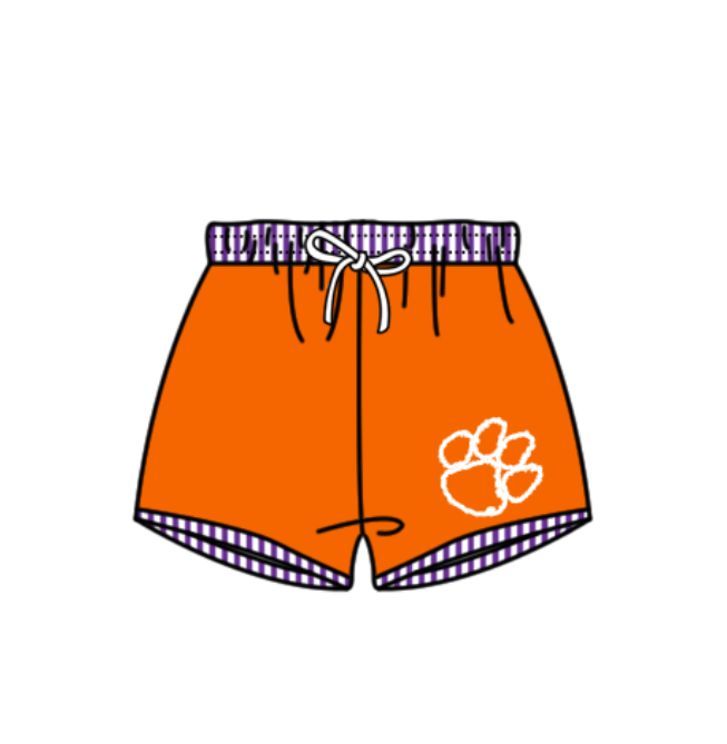 ( Moq 5 Each Style ) Baby Boys Girls Kids Team Sibling Orange Jumpsuits Sets Swimsuits