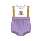 ( Moq 5 Each Style ) Baby Boys Girls Kids Purple Stripes Team Sibling Rompers Sets