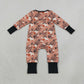 Baby Boys Infant Ghosts Halloween Zipper Footie Sleeper Romper Clothes RTS