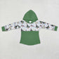 Baby Boy Long Sleeves Duck Green Hoodie Shirt Tops