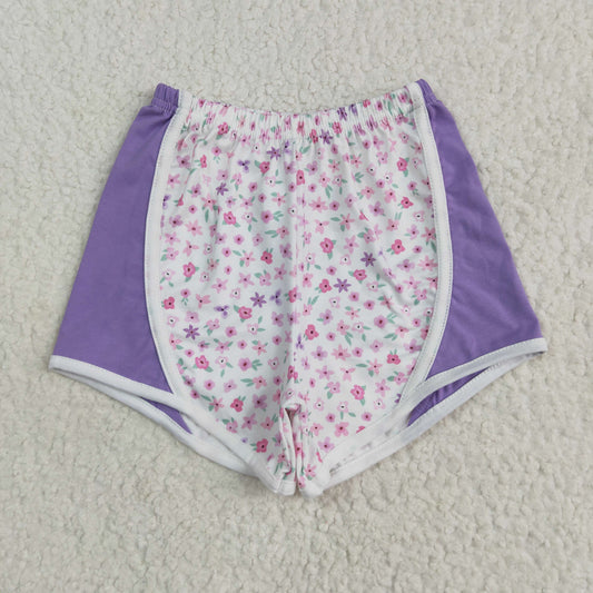 Baby Girl Floral Purple Shorts Bottoms RTS