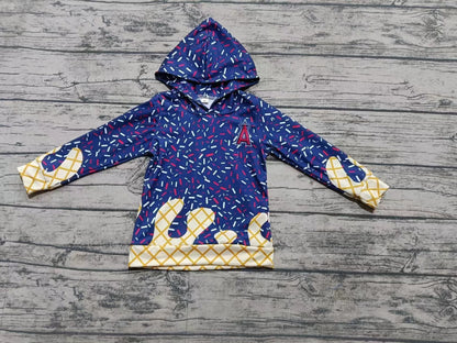 Baby Kids Adult Long Sleeves A Team Family Hoodie Shirt ( Moq 5 )
