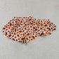 Sibling Baby Girls Adult Women Orange Leopard Dogs Team Yoga Active Ruffle Shorts Bottom RTS