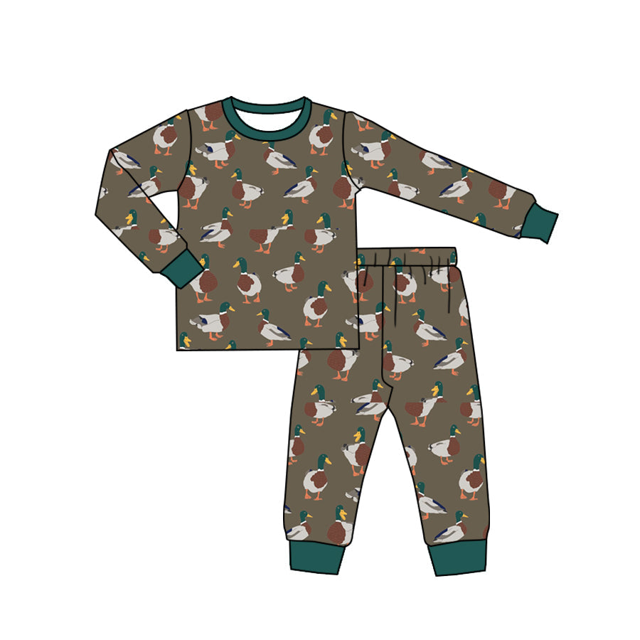 Baby Boy Hunting Ducks Tee Legging Pajamas Set