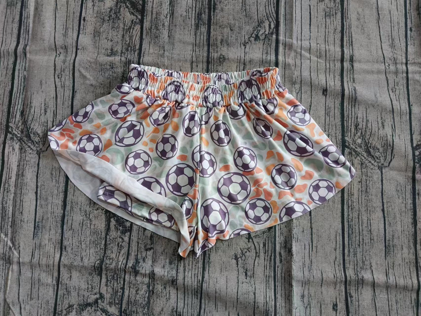 ( Moq 5  ) Baby Girl Summer Soccer Shorts Bottoms