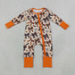 Baby Girls Kids Flower Candy Zipper Sleeper Footie Romper Halloween Clothes RTS