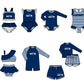 ( Moq 5 Each Style ) Baby Boys Girls Kids Team Sibling Jumpsuits Sets Swimsuits Clothes