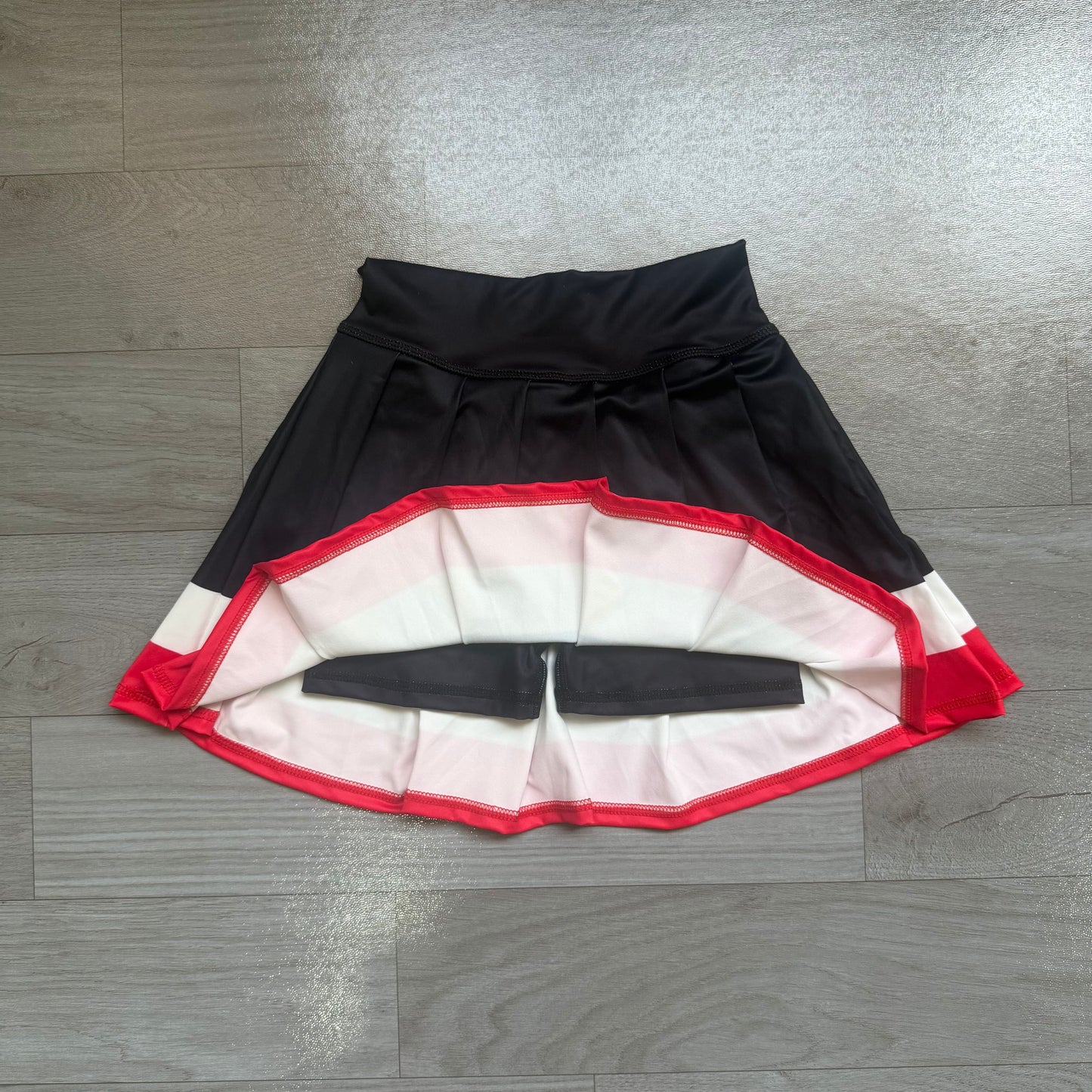 ( No moq ) Preorder Baby Girls Kids Black Red Skirt Shorts Bottoms Yoga Clothes
