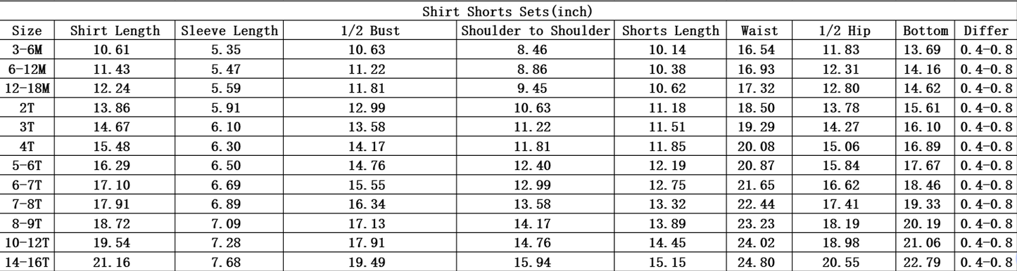 Baby Girls Kids Short Sleeves Flower Plaid Shirt Scallop Shorts Clothes Set RTS