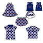 ( Moq 5 Each Style ) Baby Boys Girls Toddler Bows Team Sibling Shorts Dress Shirt Set Summer Clothes