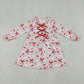 Baby Girl Long Sleeves Santa Bows Hearts Christmas Ruffle Knee Length Dress RTS