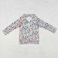 Sibling Boys Kids Long Sleeves Ducks Dogs Deer Camo Zipper Shirt Pullover Tops Clothes RTS
