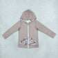 Baby Boy Long Sleeves Deer Camo Fall Hoodie Zipper Pockets Tops RTS