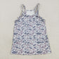 Baby Girl Straps Camo Pockets Yoga Active Grey Knee Length Dress RTS