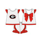 ( Moq 5 Each Style ) Baby Boys Girls Toddler Tiger Sibling Shirts Sets Team Red Clothing