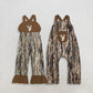 Sibling Baby Boys Girls Kids Embroidery Deer Romper Jumpsuit Camo Clothes RTS