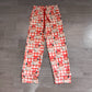 Adult Women Christmas Santa Plaid Pants Bottoms Clothes RTS